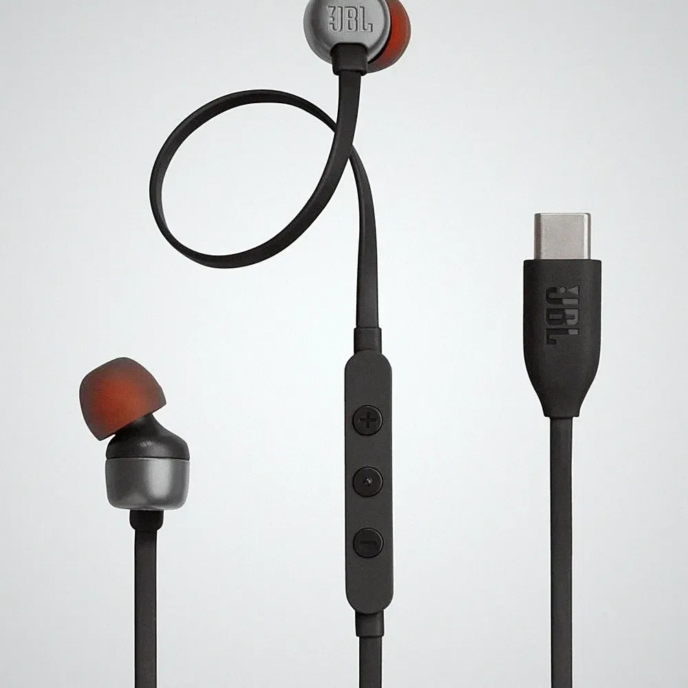 JBL Tune 310C USB-C In-ear Kopfhörer Schwarz kabelgebunden
