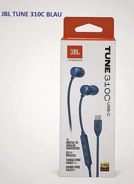 JBL Tune 310C USB Kopfhörer Blau 🎶🎶🎧🎧🎶🎶🎧🎧🎶🎶