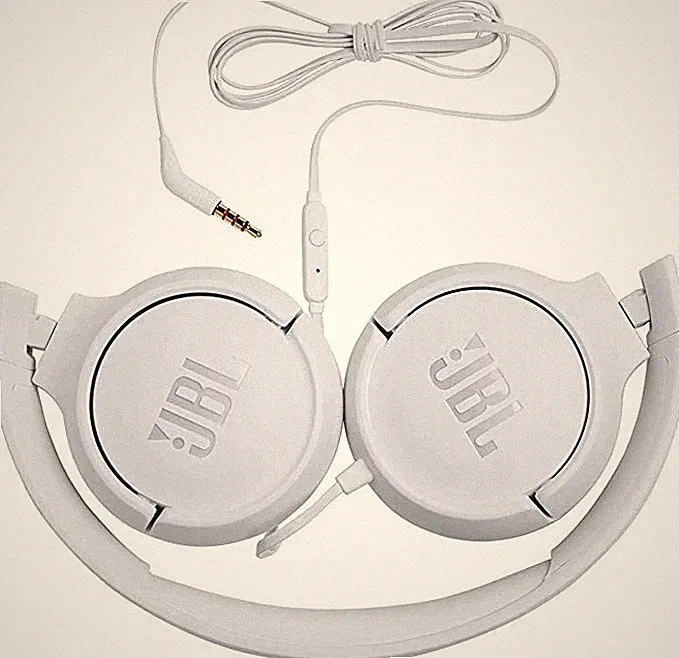 JBL Tune 500 On-Ear Kopfhörer Kabelgebunden Mikrofon Weiss OVP
