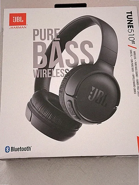 JBL Tune 510BT Pure Bass Sound Overear Bluetooth Kopfhörer, Wireless, Schwarz