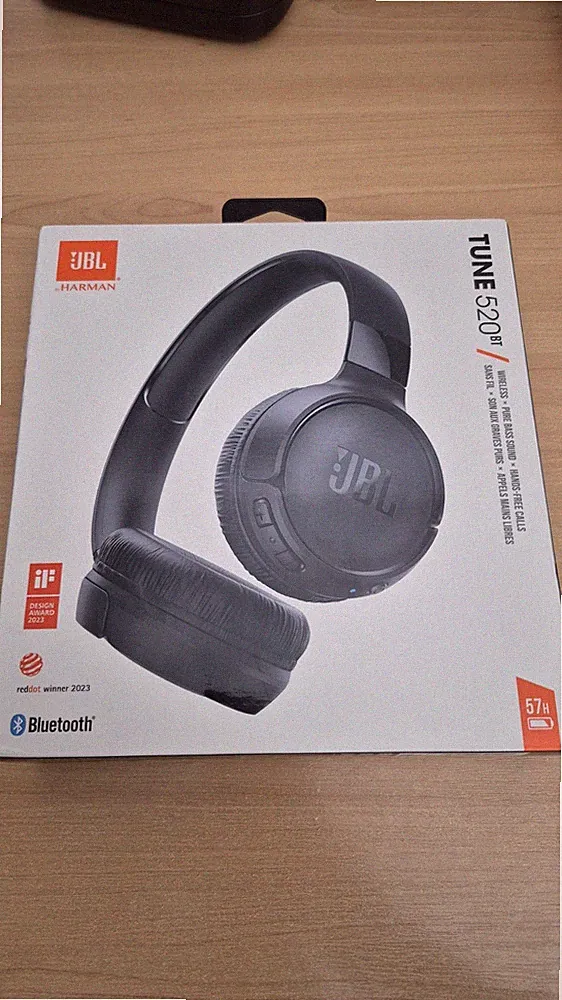 JBL Tune 520BT Bluetooth Kopfhörer Wireless Headphone Faltbare Over-Ear Akku neu