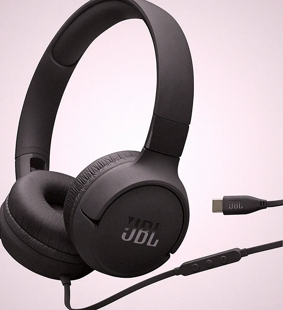JBL Tune 520C USB-C Kopfhörer Schwarz Headset kabelgebunden JBL PURE BASS