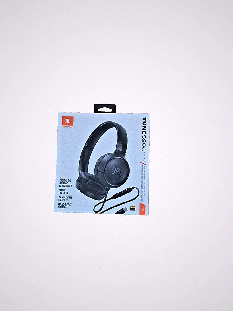 JBL Tune 520C USB-C Kopfhörer Schwarz Headset kabelgebunden JBL PURE BASS ⚫⚫⚫⚫⚫