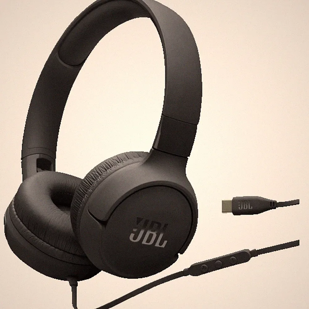 JBL Tune 520C USB-C On-ear Kopfhörer Black Headset kabelgebunden