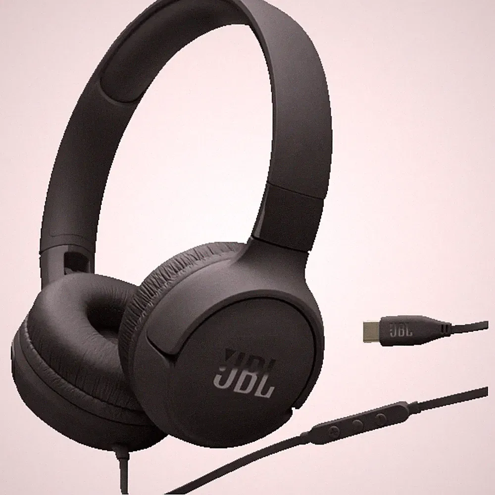 JBL Tune 520C USB-C On-ear Kopfhörer Black Headset kabelgebunden