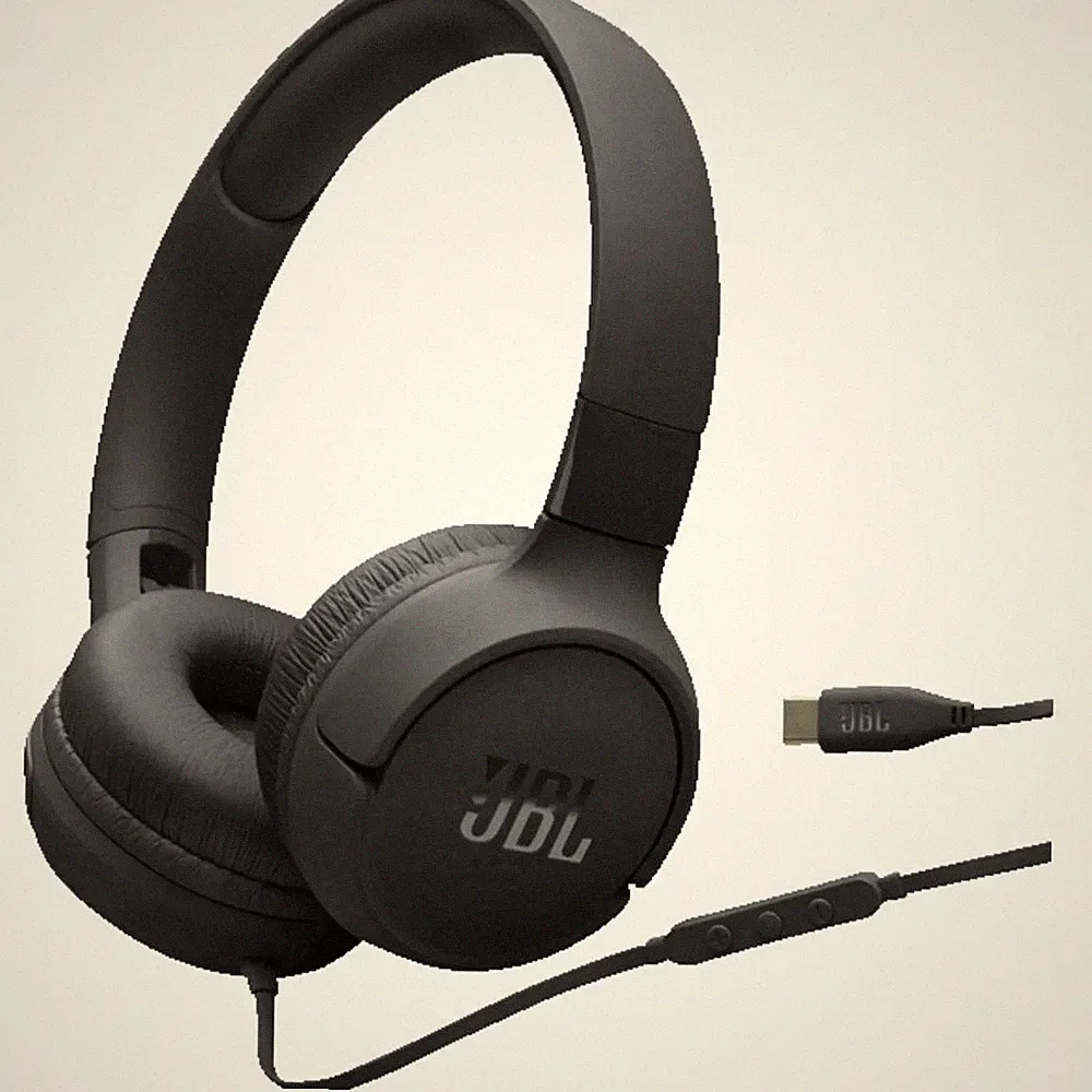 JBL Tune 520C USB-C On-ear Kopfhörer Black Headset kabelgebunden