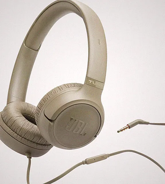 JBL TUNE 530 Mocca OnEar kopfhörer mit 3,5mm Klinkenkabel Headset faltbar