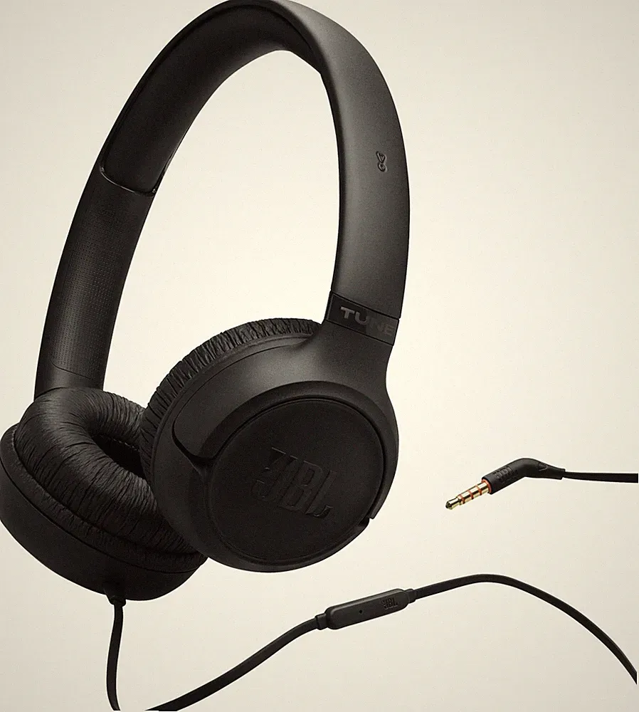 JBL TUNE 530 Schwarz OnEar kopfhörer mit 3,5mm Klinkenkabel Headset faltbar