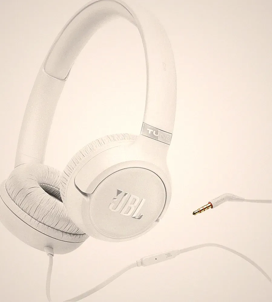 JBL TUNE 530 Weiss OnEar kopfhörer mit 3,5mm Klinkenkabel Headset faltbar