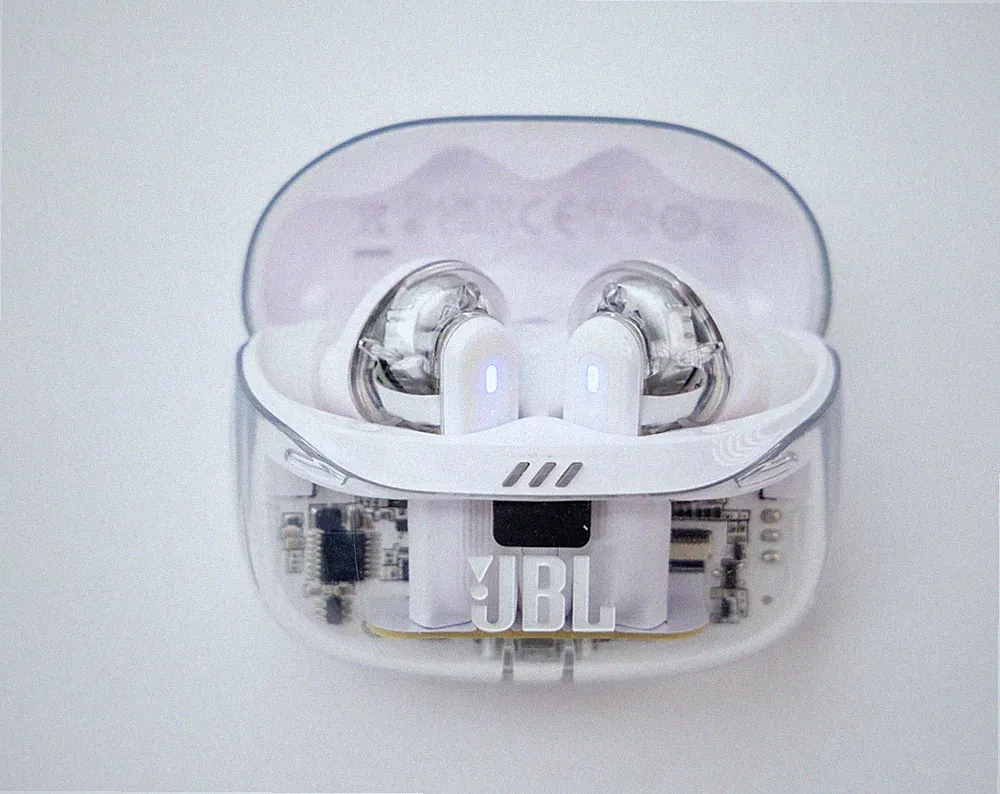 JBL Tune Beam 2 In-Ear Bluetooth Kopfhörer ANC Noise Cancelling Weiß Ghost