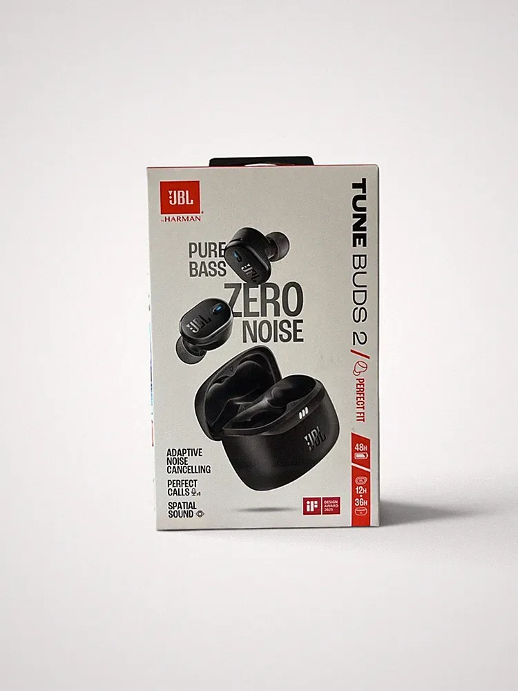 JBL Tune Buds 2 Bluetooth In-Ear Kopfhörer Noise-Cancelling IP54 48h Schwarz