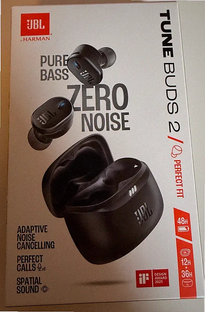 JBL Tune Buds 2, Kabellose Bluetooth-In-Ear-Ohrhörer Mit Noise-Cancelling, 48 H