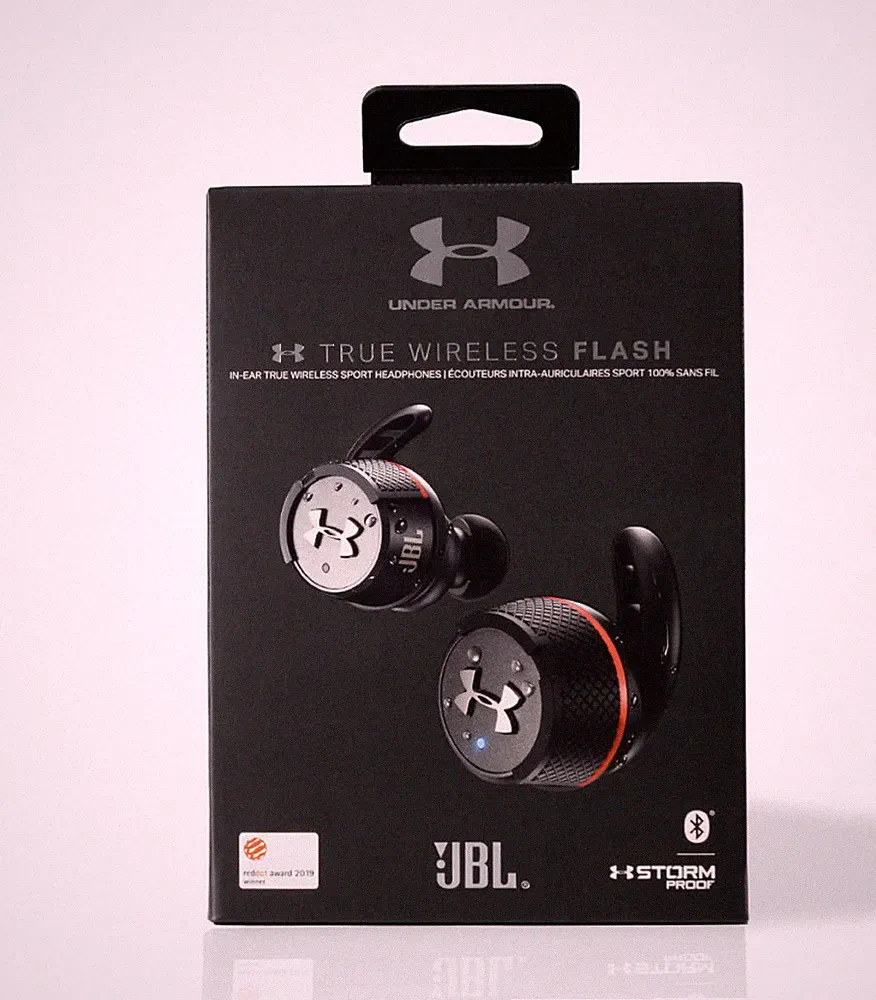 JBL Under Armour Flash True Wireless Bluetooth Sport Kopfhörer IPX7 Wasserdicht