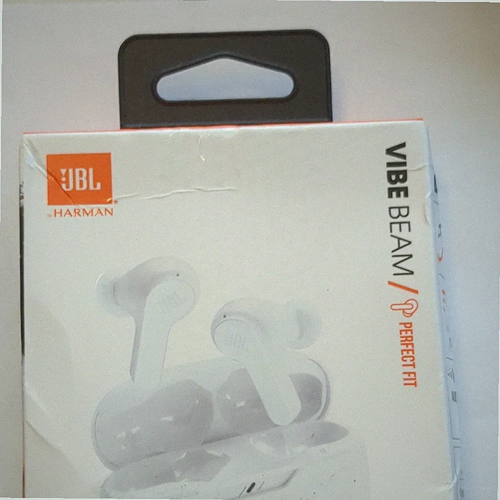 JBL Vibe Beam True Wireless In-Ear Kopfhörer Bluetooth Mikro Touch Weiß