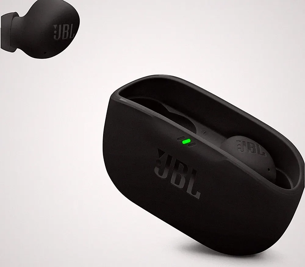 JBL Vibe Buds 2 True Wireless Noise Cancelling Bluetooth Earbuds Schwarz