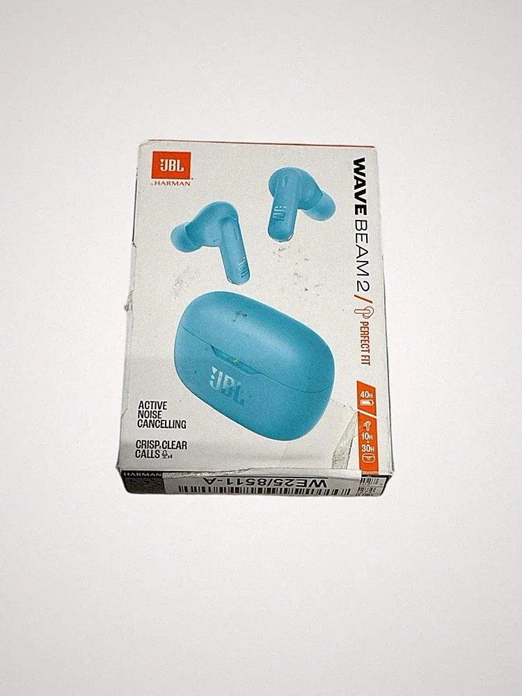 JBL Wave Beam 2 Blau True Wireless In-Ear Kopfhörer Bluetooth