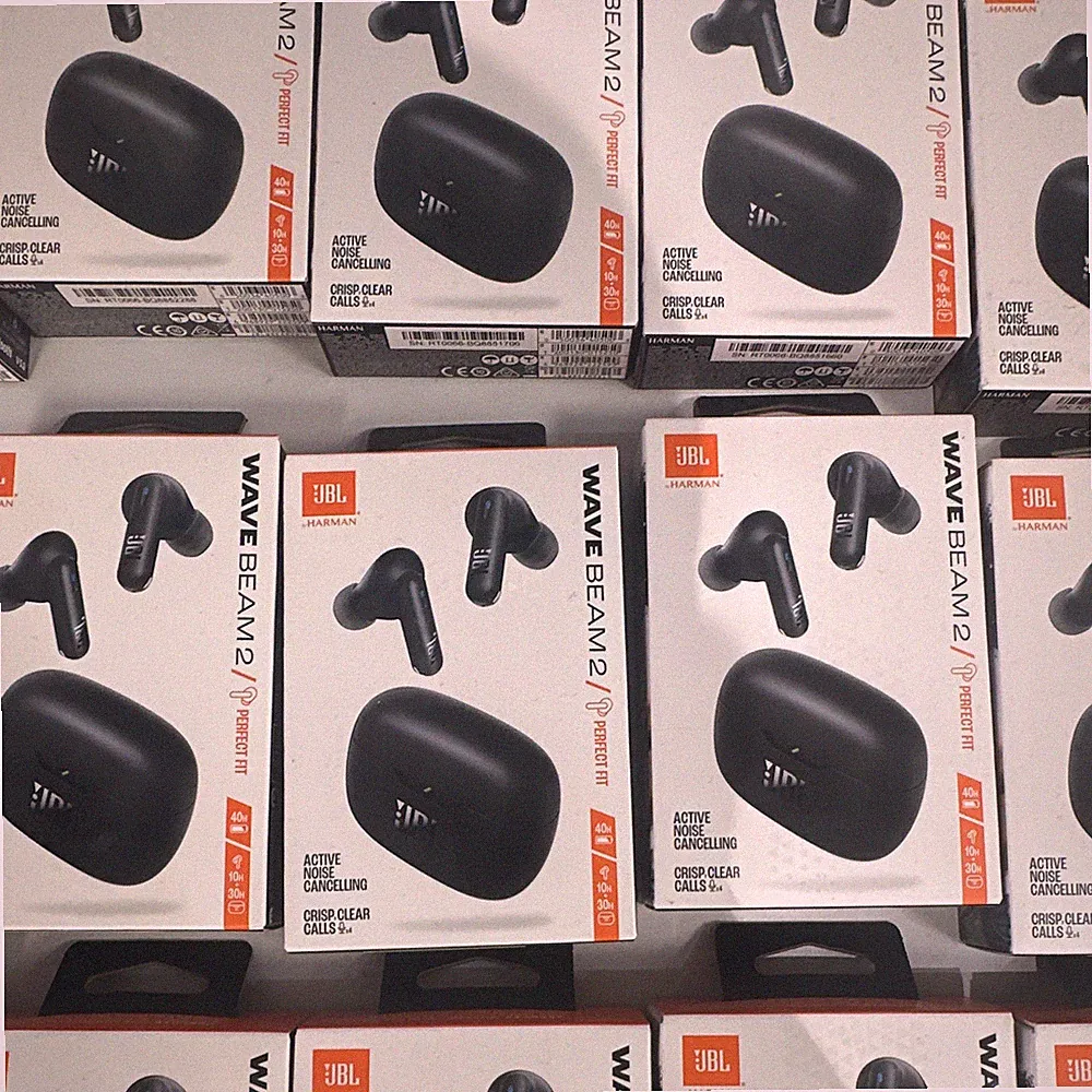 JBL Wave Beam 2 True Wireless In-Ear Bluetooth Kopfhörer ANC Schwarz Ladecase