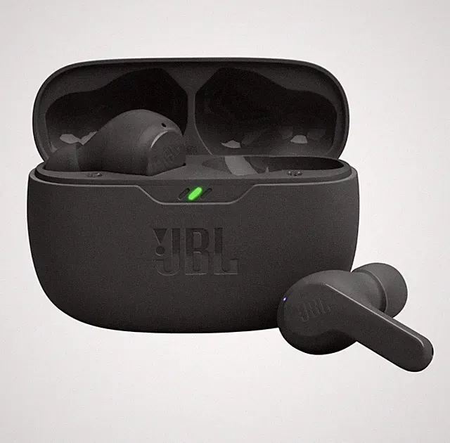 JBL Wave Beam Bluetooth In-Ear KopfhöreNUR LADECASE Ersatzteil Schwarz