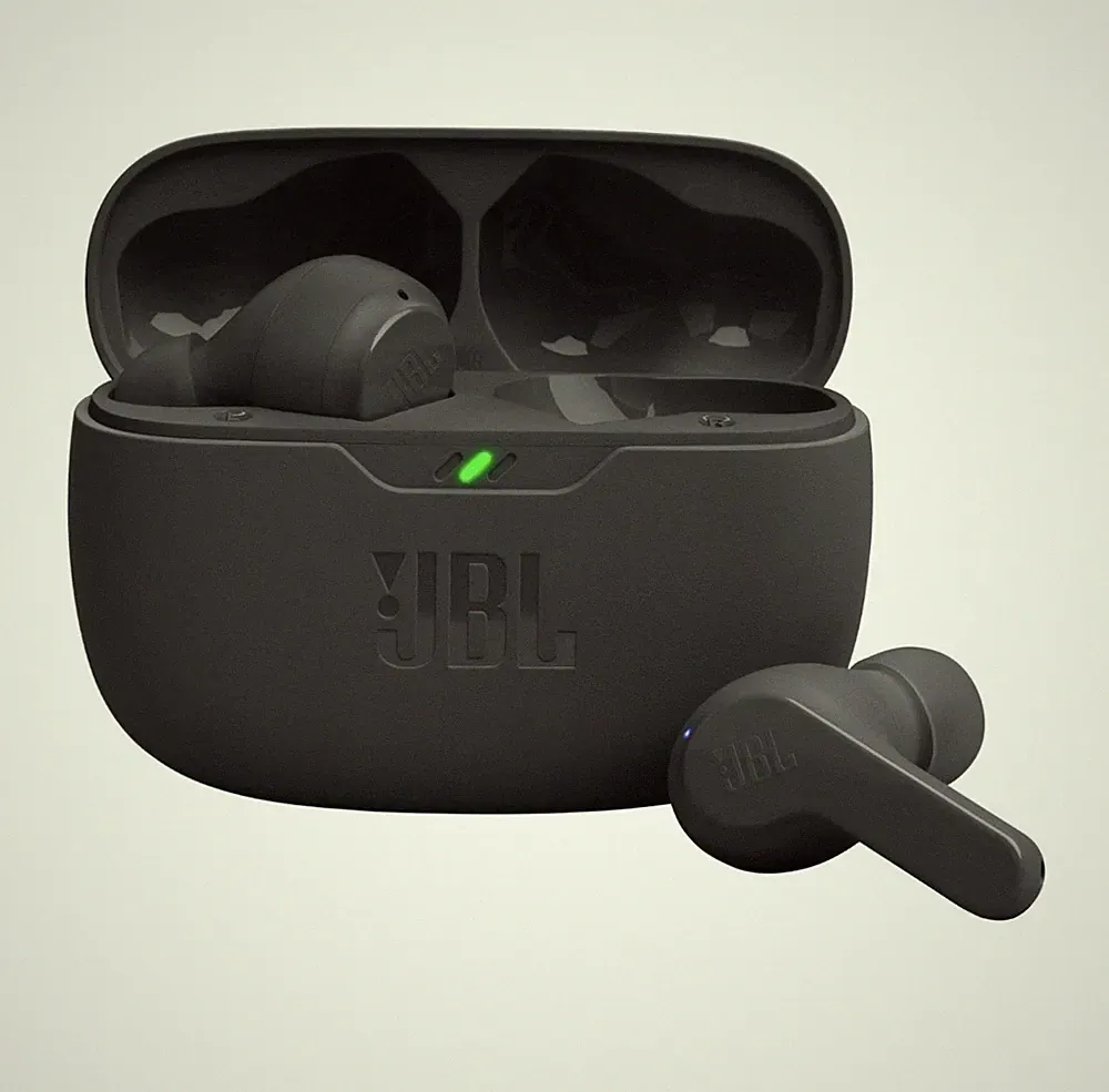 JBL Wave Beam – Kabellose In-Ear Ohrhörer mit IP54 Wasserdichtheit-Schwarz
