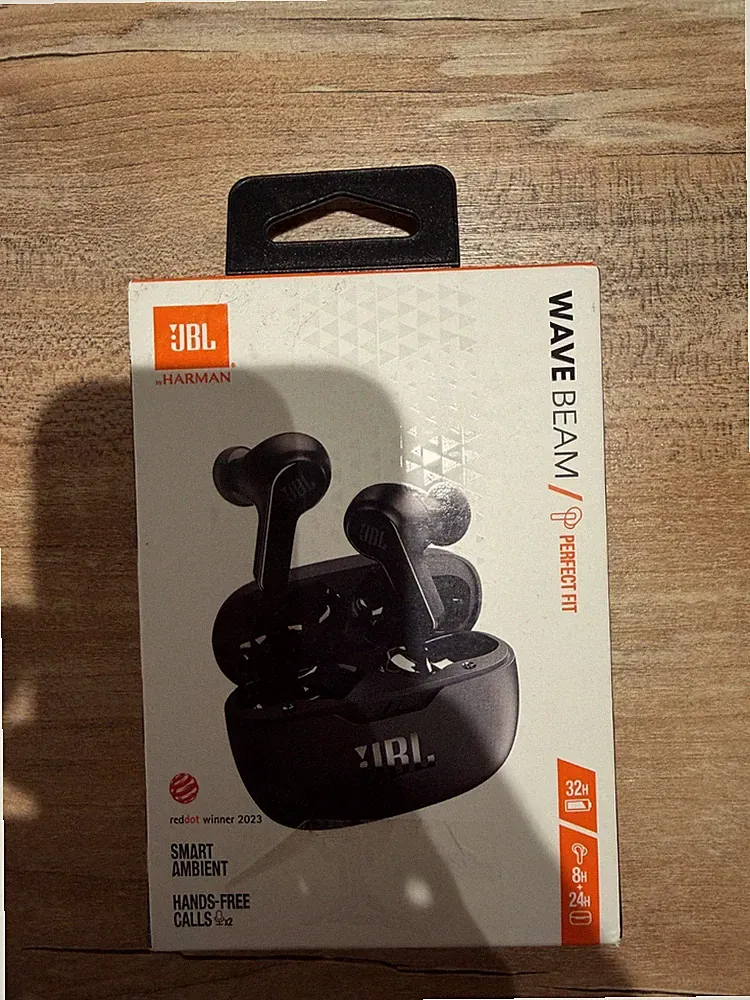 JBL Wave Beam Schwarz In-Ear Kopfhörer Bluetooth True Wireless