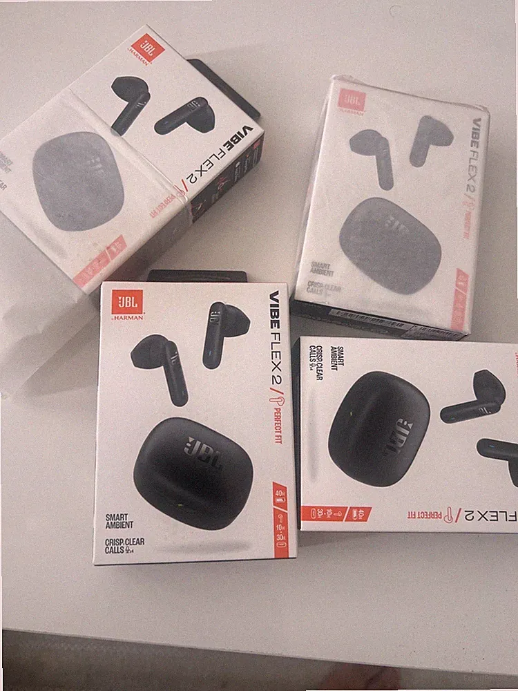 JBL Wave Flex 2 True Wireless Bluetooth In-Ear-Kopfhörer Schwarz, 40h Akku