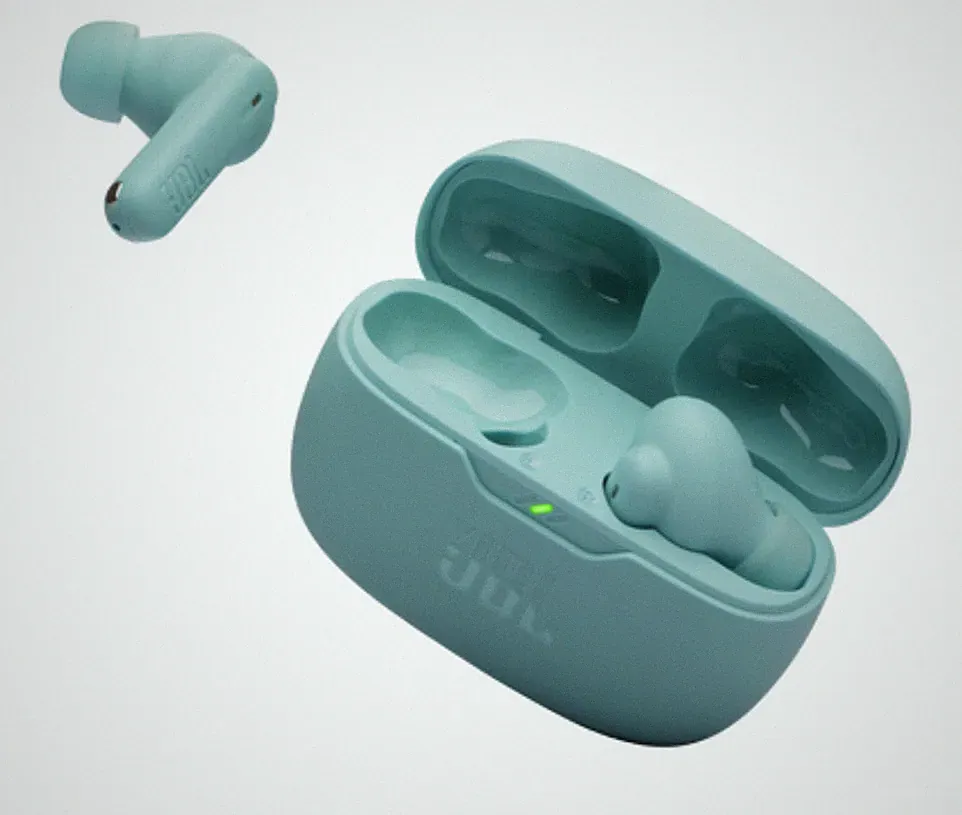 JBL Wave Flex 2 True Wireless In-Ear Kopfhörer Blau ANC 40h IP54 Bluetooth 5.3