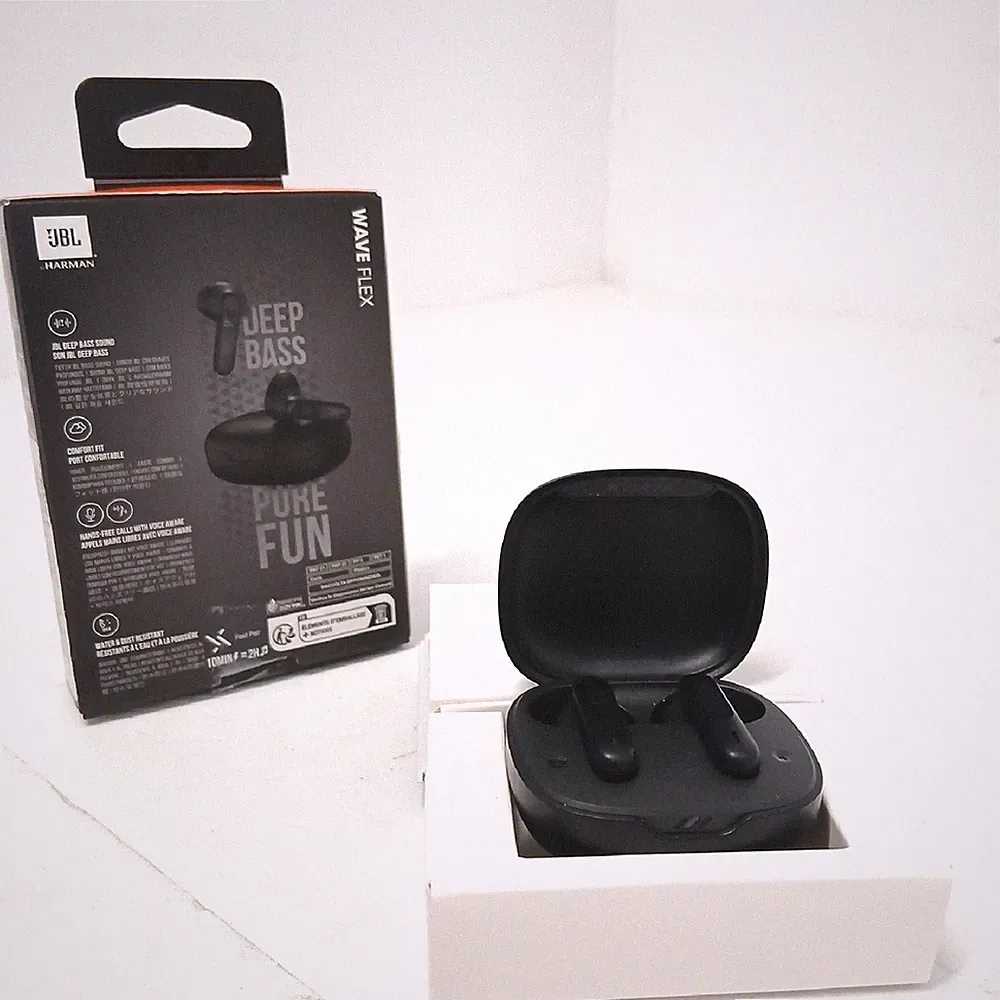 JBL Wave Flex Drahtlose In-Ear-Kopfhörer Wasserdicht IP54 und (59,99) - Defekt