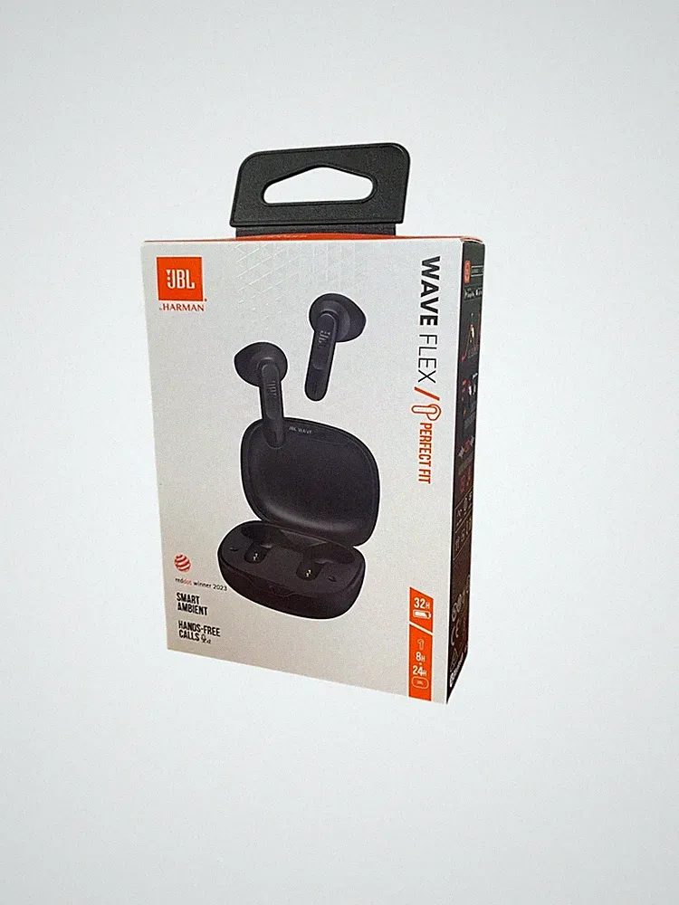 JBL Wave Flex – Kabellose In-Ear-Kopfhörer | 32h Akku | Schwarz | NEU