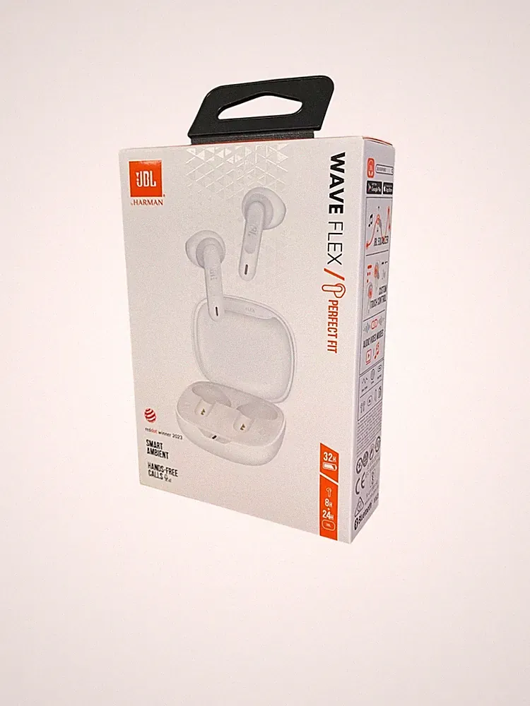 JBL Wave Flex – Kabellose In-Ear-Kopfhörer | 32h Akku | Weiß |NEU