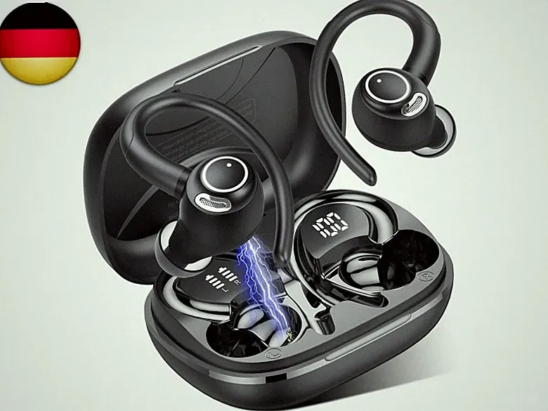 Jesebang Bluetooth Kopfhörer Sport, in Ear Kopfhörer Kabellos Bluetooth 5.4 mit