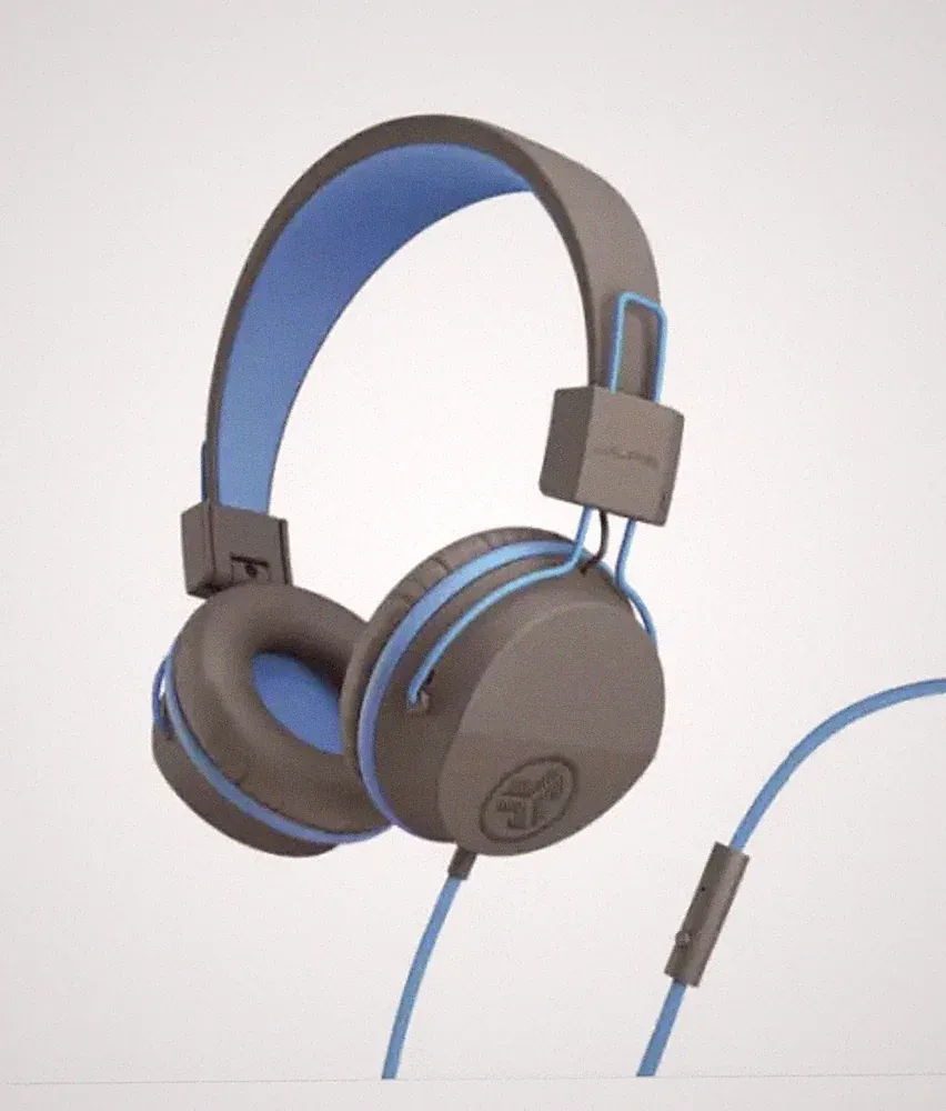 Jlab Audio Jbuddies Studio Over Ear Faltbare Kinder Kopfhörer Blau Grau - Neu