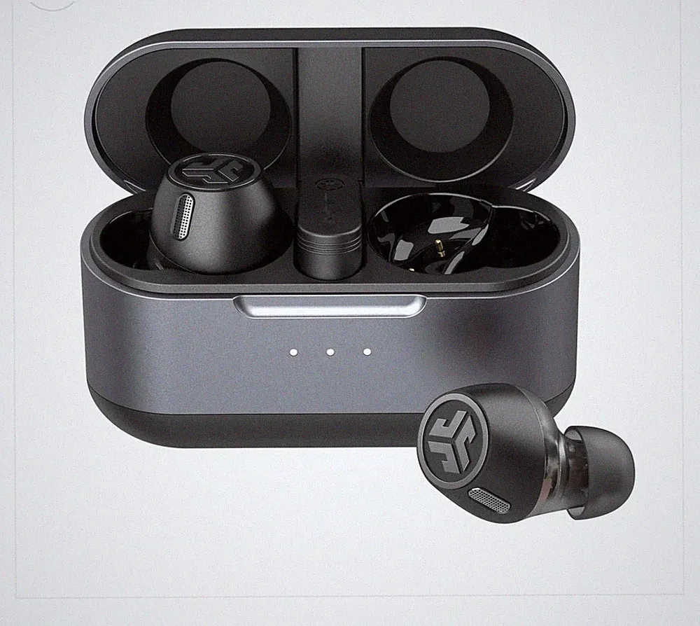 JLab Epic Lab Edition Smart Active Noise Cancelling Ohrhörer mit Hybrid Dual Dri