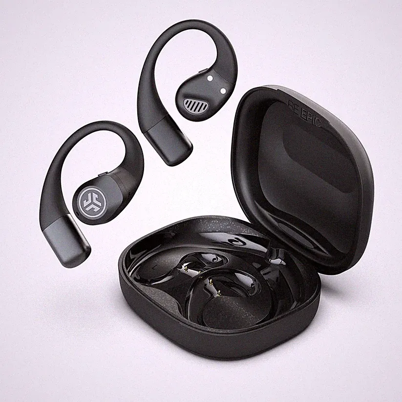 JLab Epic Open Sport TWS On‑Ear Kopfhörer – Open‑Air, Hi‑Res LDAC, 14,2 mm