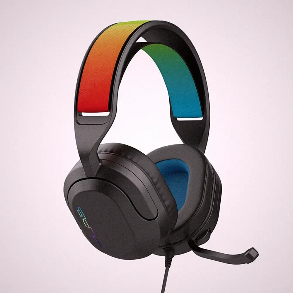 JLab Gaming Nightfall Wired On Ear Headset Schwarz