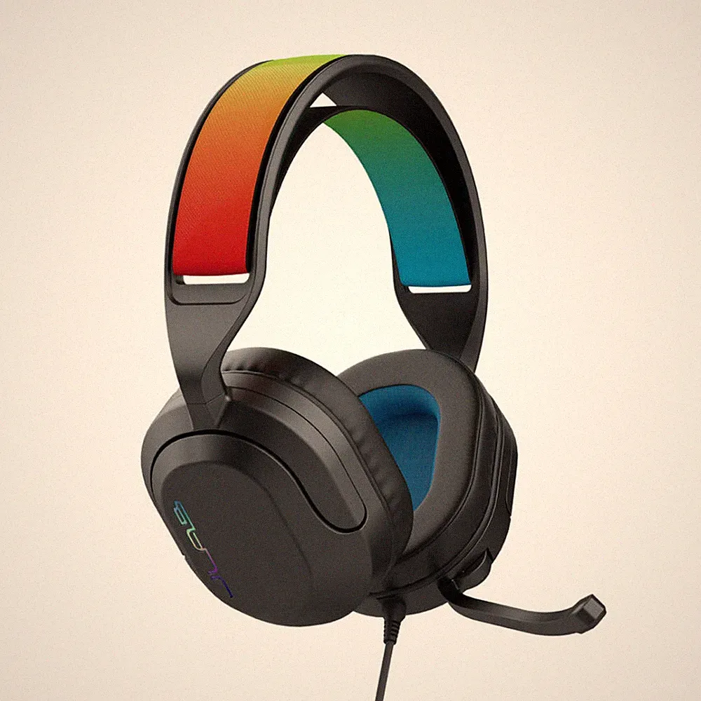 JLab Gaming Nightfall Wired On Ear Headset Schwarz