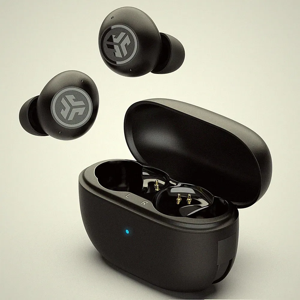 JLab Go Air Pop ANC Ohrhörer mit Mikrofon Bluetooth Schwarz Active Noise Cancelling 24