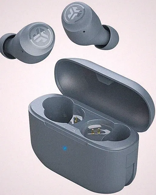JLab Go Air Pop True Wireless Earbuds Bluetooth Kopfhörer In-Ear Slate Grau