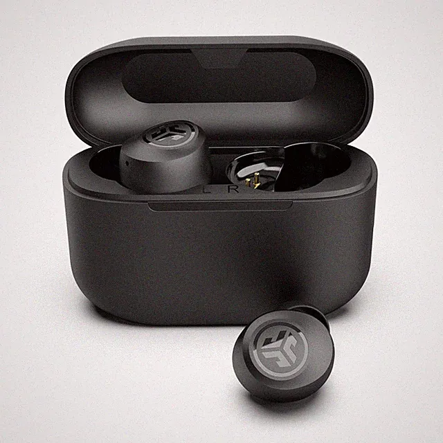 JLab Go Air Pop True Wireless Earbuds mit Mikrofon Bluetooth Midnight Black In Ear