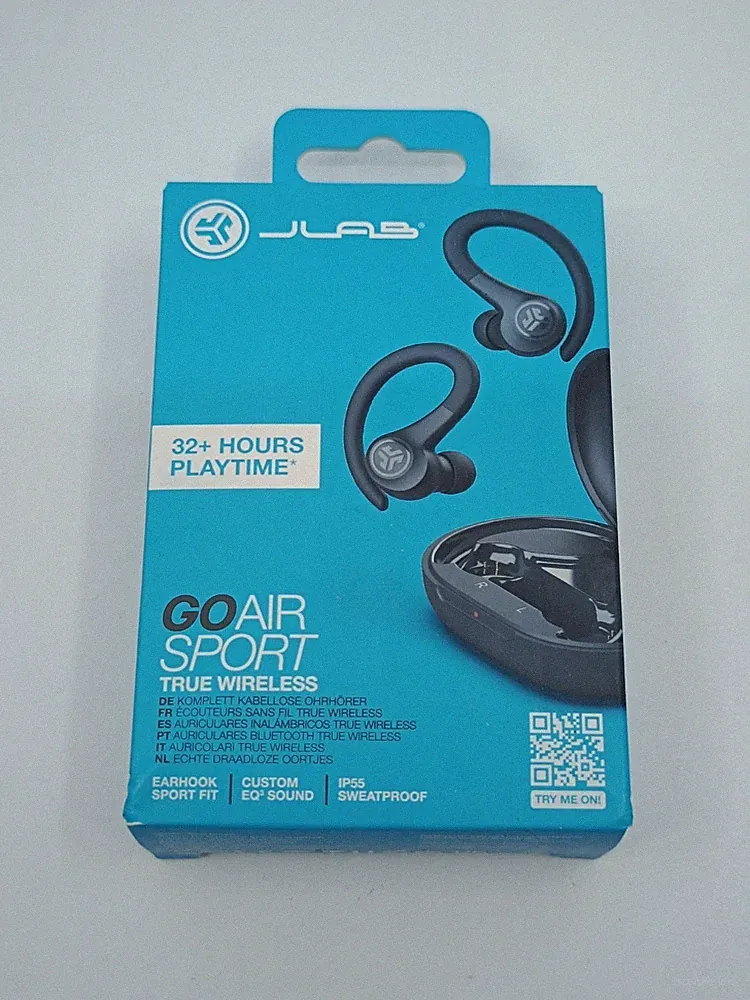 JLab Go Air Sport True Wireless Bluetooth In-Ear Kopfhörer Schwarz Neu_0,1_6