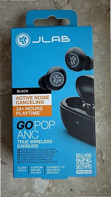 JLAB Go Pop ANC True Wireless Earbuds