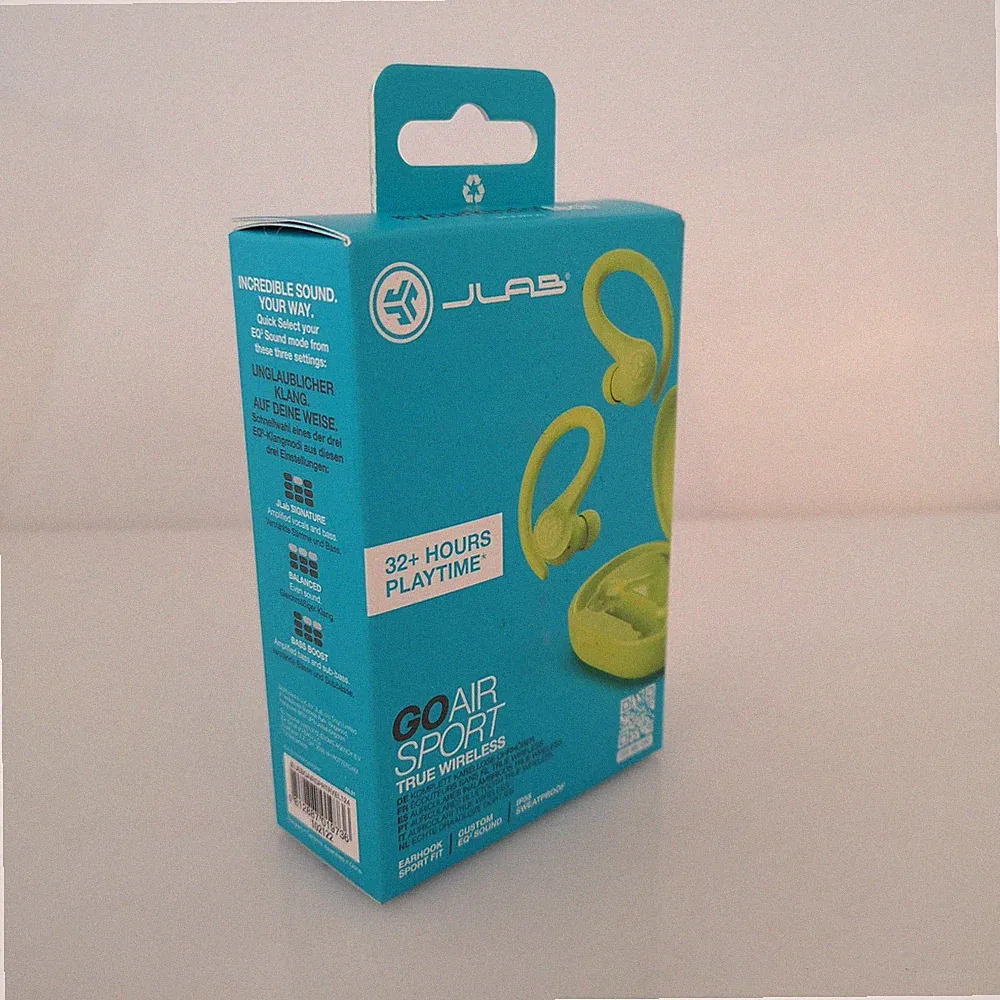 JLab In-Ear Kopfhörer Go Air Sport True Wireless TWS IP55 Kabellos Gelb