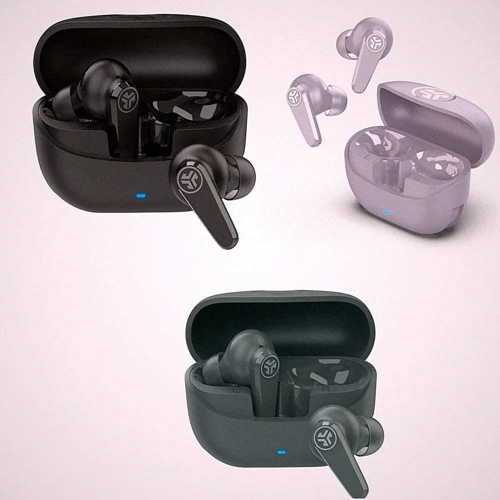 JLab In-Ear Kopfhörer Go Pods ANC TWS Headphones noise cancelling USB-C Lavendel