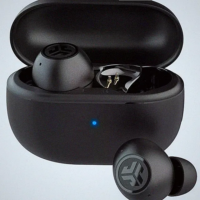 JLab In-Ear Kopfhörer Go Pop TWS Headset-Funktion Bluetooth IP55 ANC Schwarz