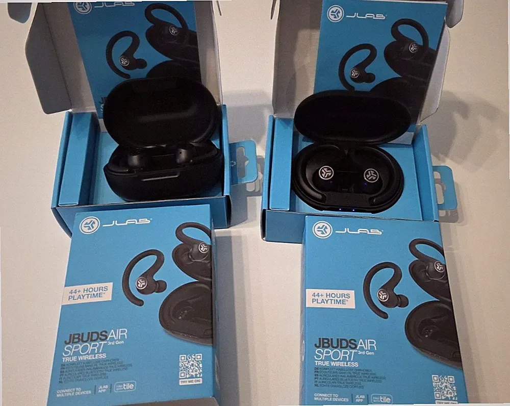 JLab JBuds Air Sport True Wireless Earbuds In-Ear Kopfhörer !!!DOPPELPACK!!!
