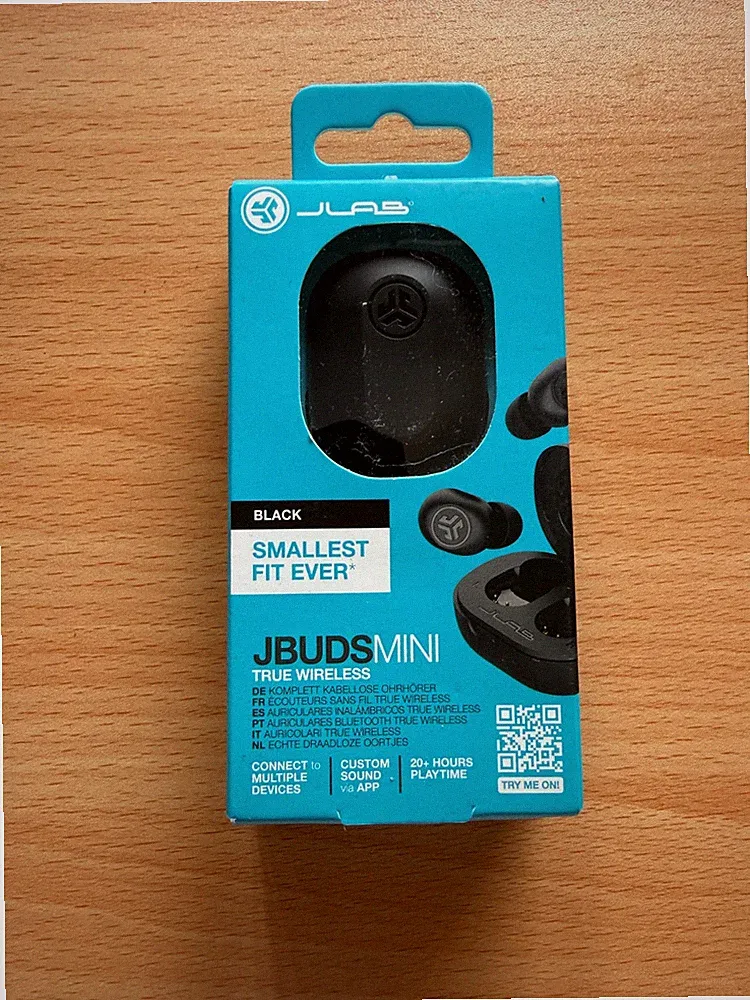Jlab Jbuds Mini True Wireless Earbuds, Schwarz - Brandneu!