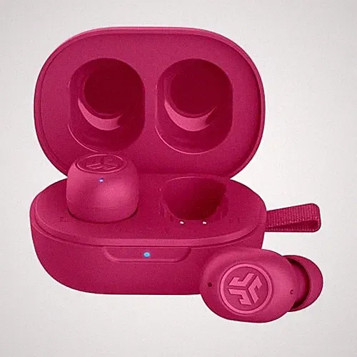JLab JBuds Mini Wireless Kopfhörer Bluetooth Schlüsselanhänger Pink