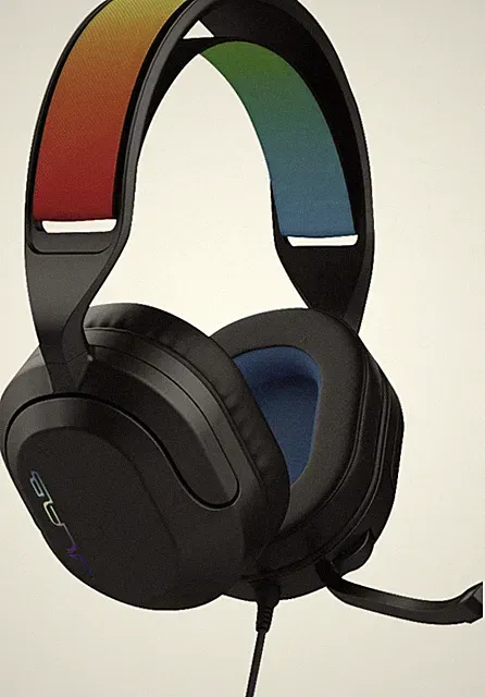 JLab Nightfall Wired Gaming Headset Black