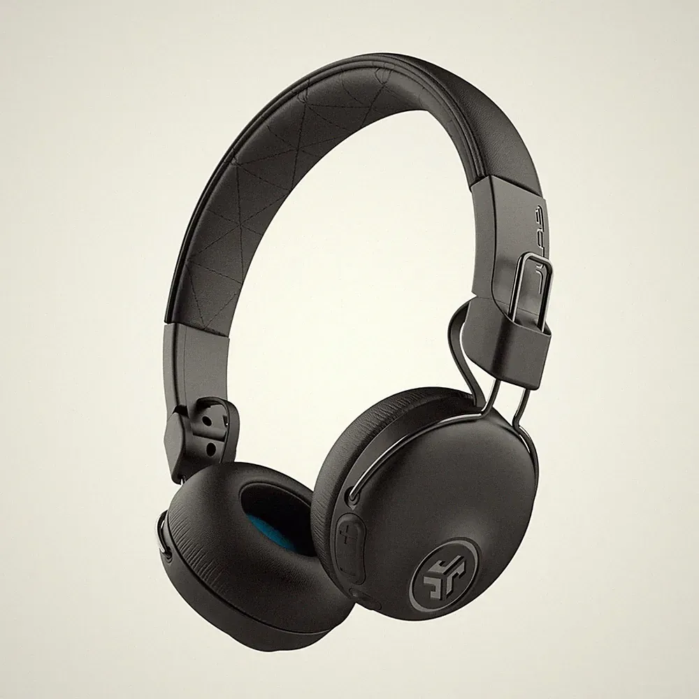 JLab Studio Headphones ANC Black Wireless Noise Cancelling On-Ear Ohrhörer