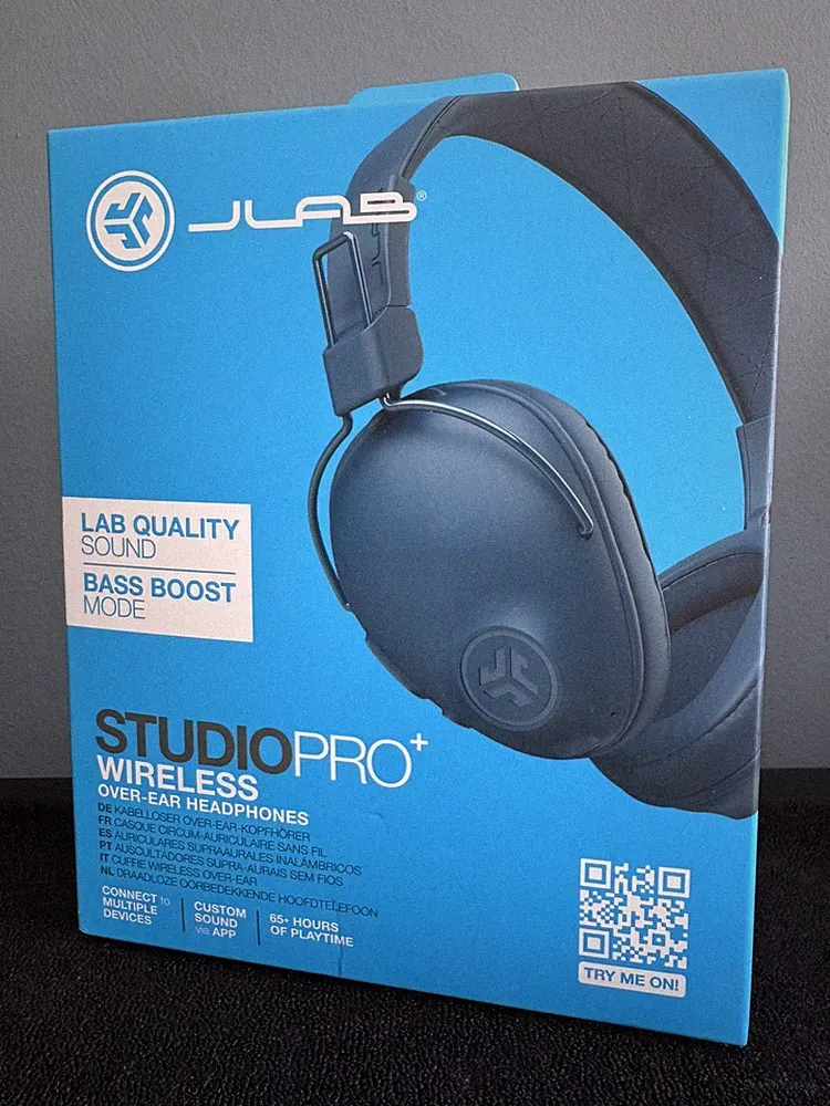 JLAB Studio Pro+ Wireless Over-Ear Kopfhörer 65+ Stunden Spielzeit - BLAU