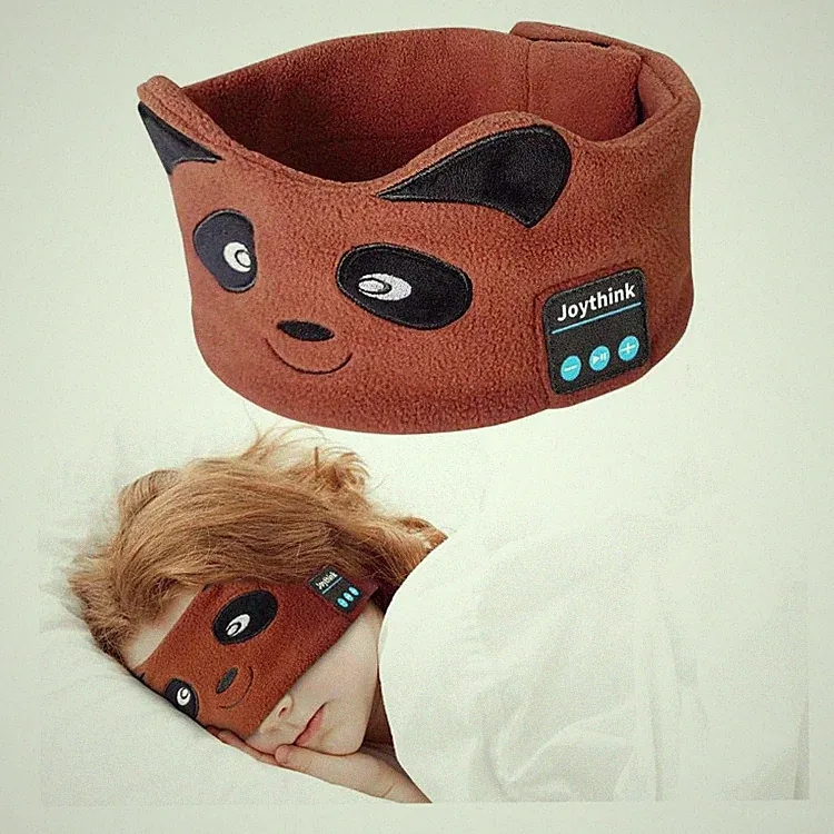 Joythink Bluetooth Kopfhörer KID-BEAR-01 Schlafmaske Braun 10 Stunden Spielzeit